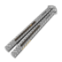 Maxace Obsidian Tanto balisong, light grey, latchless