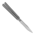 Maxace Pian M390 Gray balisong, stonewashed