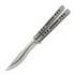 Нож пеперуда Maxace Snow Owl, Gray Titanium & Purple Fatcarbon