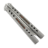 Нож пеперуда Maxace Snow Owl, Gray Titanium & Red Fatcarbon