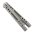 Нож пеперуда Maxace Snow Owl, Gray Titanium & Red Fatcarbon