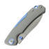 Maxace Toucan folding knife, Grey G-10 & Blue Aluminum