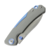 Maxace Toucan folding knife, Grey G-10 & Blue Aluminum