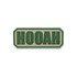 Toppa patch Maxpedition HOOAH, 2.5" x 1", arid HOOAA