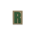 Maxpedition Letter K-Z morale patch, arid LETARID2