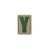 Maxpedition Letter K-Z morale patch, arid LETARID2