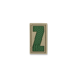 Патч на липучке Maxpedition Letter K-Z, arid LETARID2