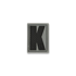 Патч на липучке Maxpedition Letter K-Z, swat LETSWAT2