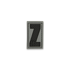 Патч на липучке Maxpedition Letter K-Z, swat LETSWAT2