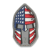 Патч на липучке Maxpedition Stars and Stripes Spartan Helmet PRT