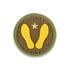Maxpedition Yellow Footprints 1" x 1" morale patch YWFT