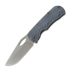 McNees Custom Knives - Little Dixon, Blue/Bronze Rock Titanium