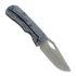 Couteau pliant McNees Custom Knives Little Dixon, Blue/Bronze Rock Titanium