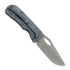 Couteau pliant McNees Custom Knives Little Dixon, Blue/Bronze Rock Titanium