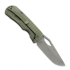 Coltello pieghevole McNees Custom Knives Little Dixon, Green/Blue Frag Titanium