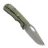 Coltello pieghevole McNees Custom Knives Little Dixon, Green/Blue Frag Titanium