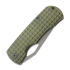 Coltello pieghevole McNees Custom Knives Little Dixon, Green/Blue Frag Titanium