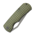 Coltello pieghevole McNees Custom Knives Little Dixon, Green/Blue Frag Titanium