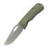 Coltello pieghevole McNees Custom Knives Little Dixon, Green/Blue Smooth Titanium
