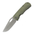 Coltello pieghevole McNees Custom Knives Little Dixon, Green/Blue Smooth Titanium