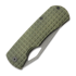 Couteau pliant McNees Custom Knives Little Dixon, Green/Bronze Frag Titanium