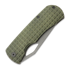 Couteau pliant McNees Custom Knives Little Dixon, Green/Bronze Frag Titanium