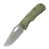 McNees Custom Knives - Little Dixon, Green/Bronze Rock Titanium