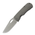 Coltello pieghevole McNees Custom Knives Little Dixon, Stonewash Smooth Titanium