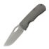 Coltello pieghevole McNees Custom Knives Little Dixon, Stonewash Smooth Titanium