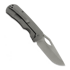 Coltello pieghevole McNees Custom Knives Little Dixon, Stonewash Smooth Titanium