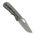 Coltello pieghevole McNees Custom Knives Little Dixon, Stonewash Smooth Titanium