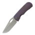 McNees Custom Knives - Little Dixon, Violet Frag Titanium