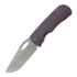 Couteau pliant McNees Custom Knives Little Dixon, Violet Frag Titanium