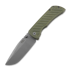 Coltello pieghevole McNees Custom Knives MAC2 3.5 - ATOMIC DP - GRN/BRZ - FASTBACK - SG