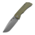 McNees Custom Knives MAC2 3.5 - ATOMIC DP - GRN/BRZ- SWERVE - SG sulankstomas peilis
