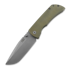 McNees Custom Knives MAC2 3.5 - ATOMIC DP - GRN/BRZ- SWERVE - SG kääntöveitsi
