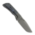 McNees Custom Knives MAC2 3.5 - ATOMIC DP - STW/BLU - JIGGED BLSTR - SG 折り畳みナイフ