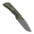 McNees Custom Knives MAC2 3.5 - ATOMIC SP - GRN/BRZ - FASTBACK - HG sulankstomas peilis