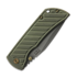 McNees Custom Knives MAC2 3.5 - ATOMIC SP - GRN/BRZ - FASTBACK - HG sulankstomas peilis