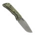 Couteau pliant McNees Custom Knives PM MAC2 3.5 DP, Green/Bronze Jig Titanium