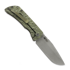 Couteau pliant McNees Custom Knives PM MAC2 3.5 DP, Green/Bronze Jig Titanium