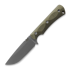 McNees Custom Knives Ridge Runner - Atomic - Green Micarta peilis