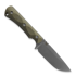 Coltello McNees Custom Knives Ridge Runner - Atomic - Green Micarta