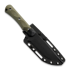 Coltello McNees Custom Knives Ridge Runner - Atomic - Green Micarta