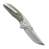 Mechforce Barker Collab Hokkaido kääntöveitsi, OD Green Micarta