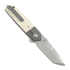 Mechforce Carey Collab Roadster folding knife, Ivory G10