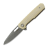 Coltello pieghevole Mechforce Oeser Collab Nebo V2, Antique Linen Micarta