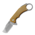 Coltello pieghevole Mechforce Ringed Rhino Micarta, Butterscotch