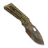 Medford Fat Daddy S45VN Vulcan sulankstomas peilis, Bronze "Diamondhead"