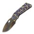 Medford Fat Daddy S45VN Vulcan sulankstomas peilis, Pen Flame "Stained Glass"
